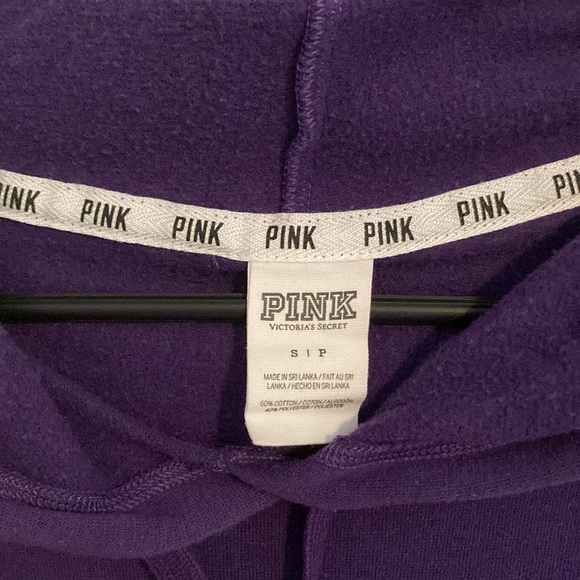 PINK Victoria’s Secret purple hoodie - Picture 3 of 7
